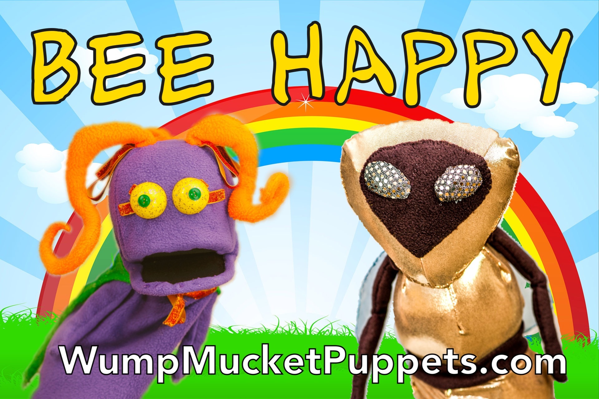 Wump Mucket Puppets Bee Happy puppet show